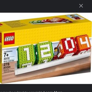 New NWT Lego calendar set, lego 40172